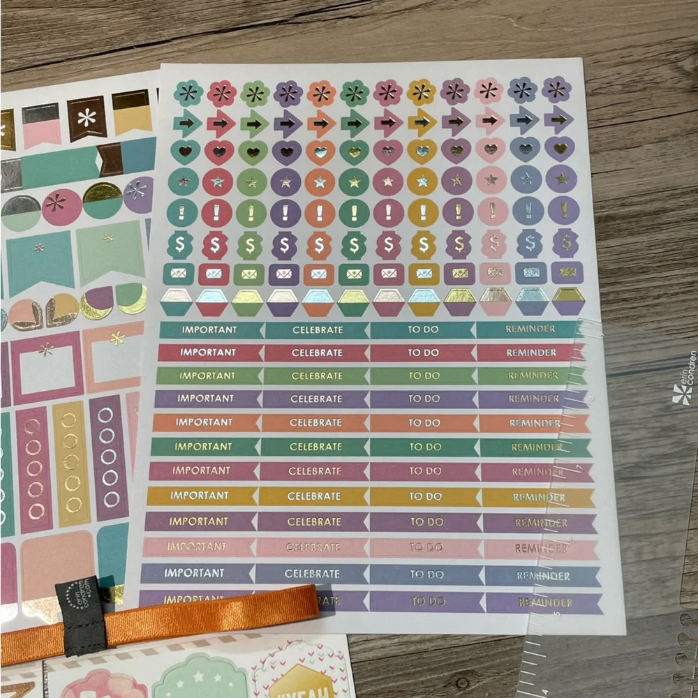 Erin Condren Bundle of Sticker Sheet perfect for Journals/Planners/Calendars